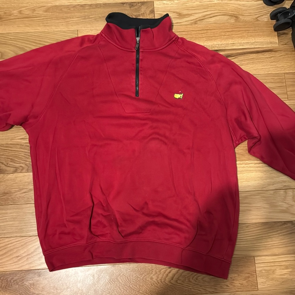 Red Masters Quarter Zip (Medium)